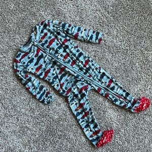Miles Footie Zippered One Piece Jammies